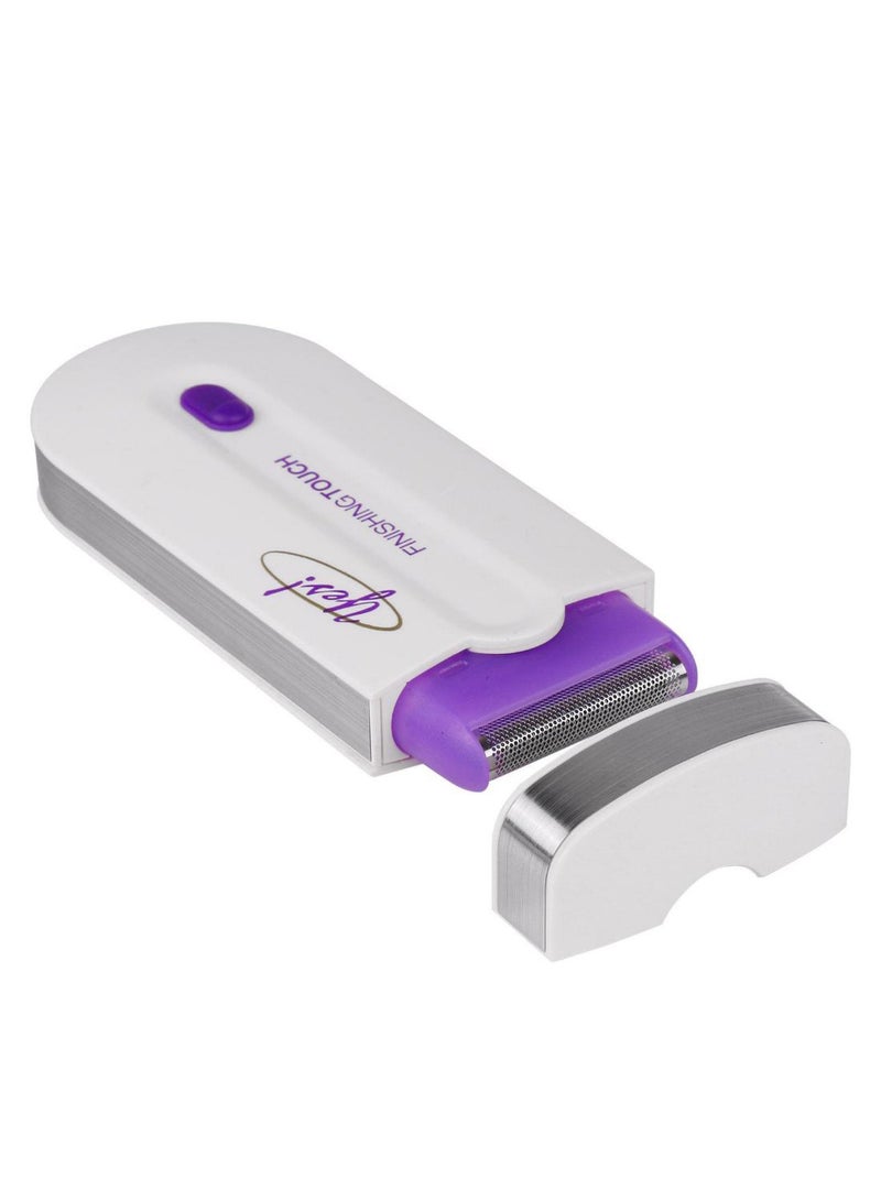 آلة إزالة الشعر الكهربائية أبيض/فضي/أرجواني 80جرام