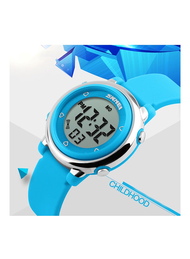سكمي ساعة يد رقمية بسوار من السيليكون بتصميم رياضي مضاد للماء للأطفال - Image 2