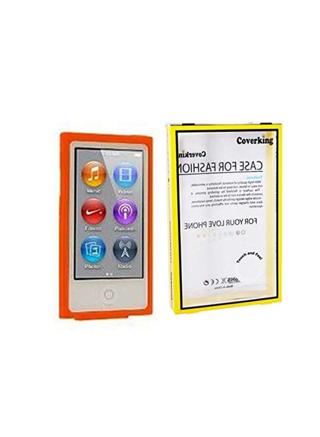 Coverking - Protective Case Cover For Apple iPod Nano 8th Generation Orange - Image 1