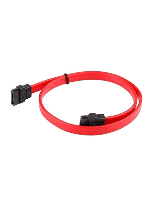 SATA Cable For Computer Hard Disk Drive Red