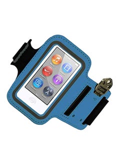 Sports Armband With Key Holder Pocket For Apple iPod Nano 8th Generation Blue
