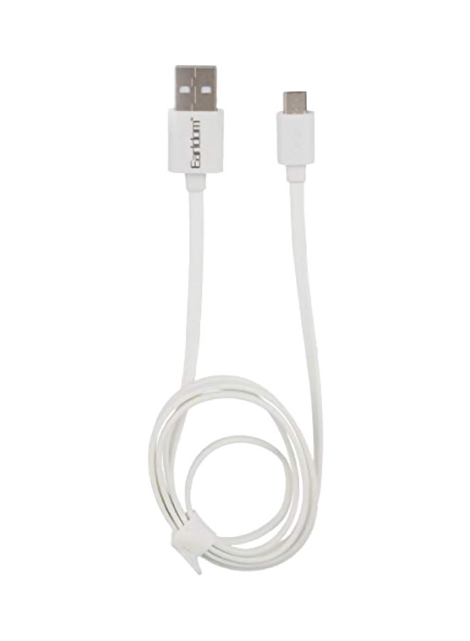 Earldom Data Sync Charging Cable White - Image 1