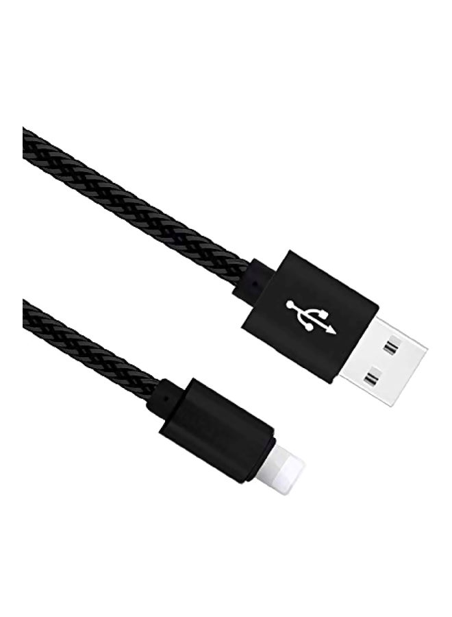 Generic - USB To Lightning Data Cable For Apple iPhone 6/6S/6P/7 Black - Image 1