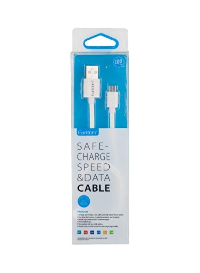 Earldom Data Sync Charging Cable White - Image 3