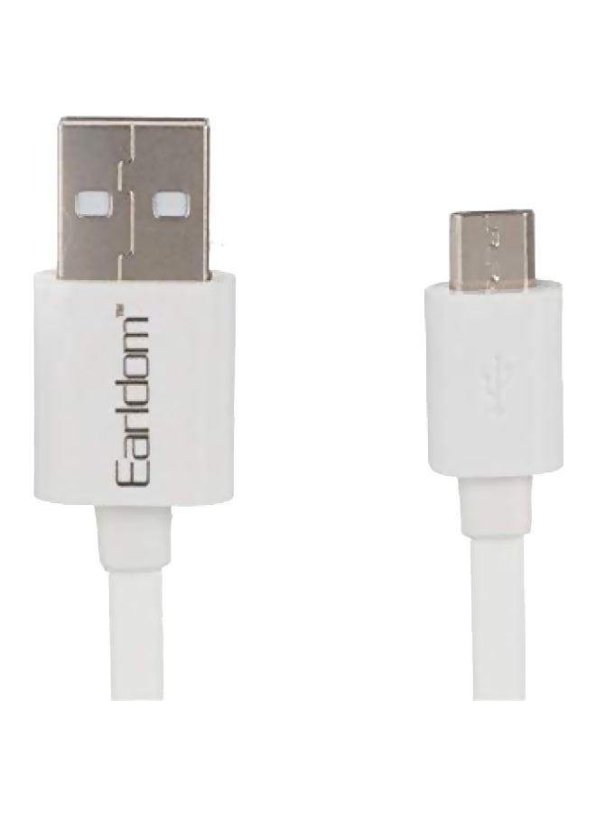 Earldom Data Sync Charging Cable White - Image 2