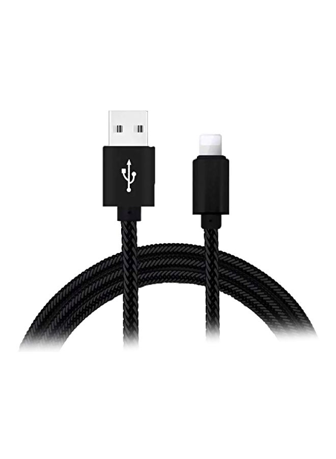 Generic - USB To Lightning Data Cable For Apple iPhone 6/6S/6P/7 Black - Image 1
