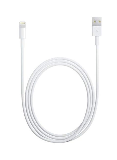8-Pin USB Data Sync Charging Cable White