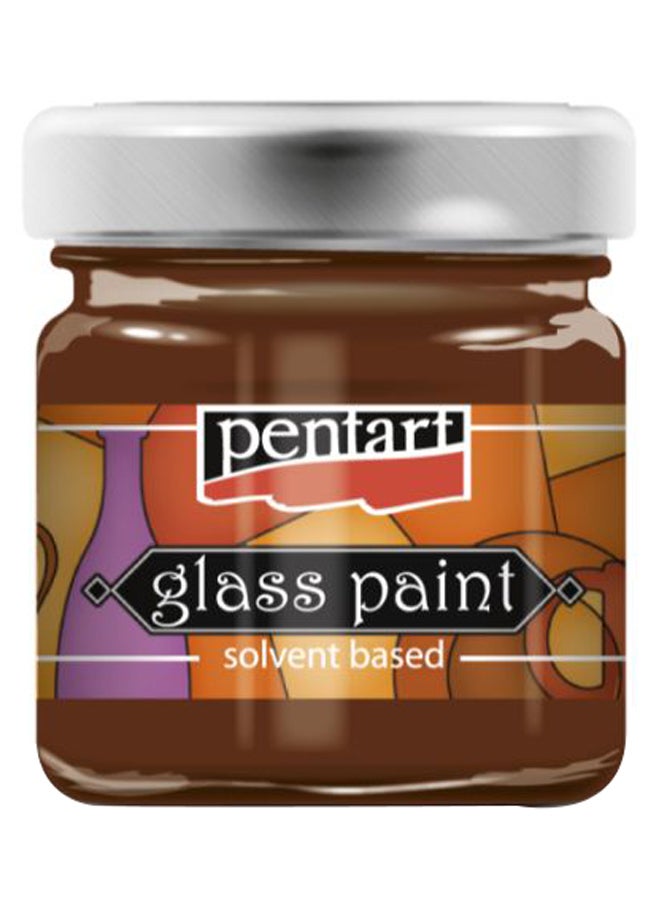 Pentart Glass Paint Brown 30ml