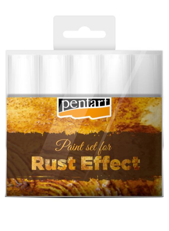 بينتارت مجموعة طلاء تضفي تأثيراً كالصدأ متعدد الألوان 5 x 20ملليلتر