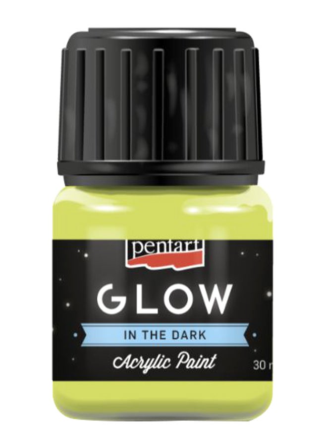 Pentart Glow In The Dark Lime Green 30ml