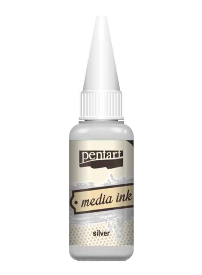 Media Ink Silver 20ml