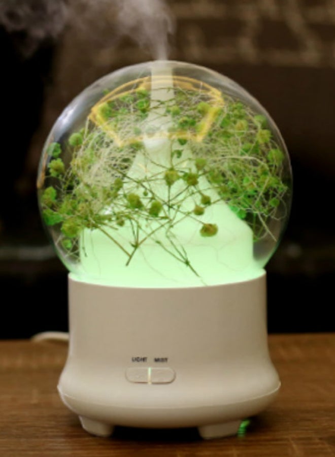 Seven Coloured Immortal Flower Humidifier ZH230214-023 White/Green