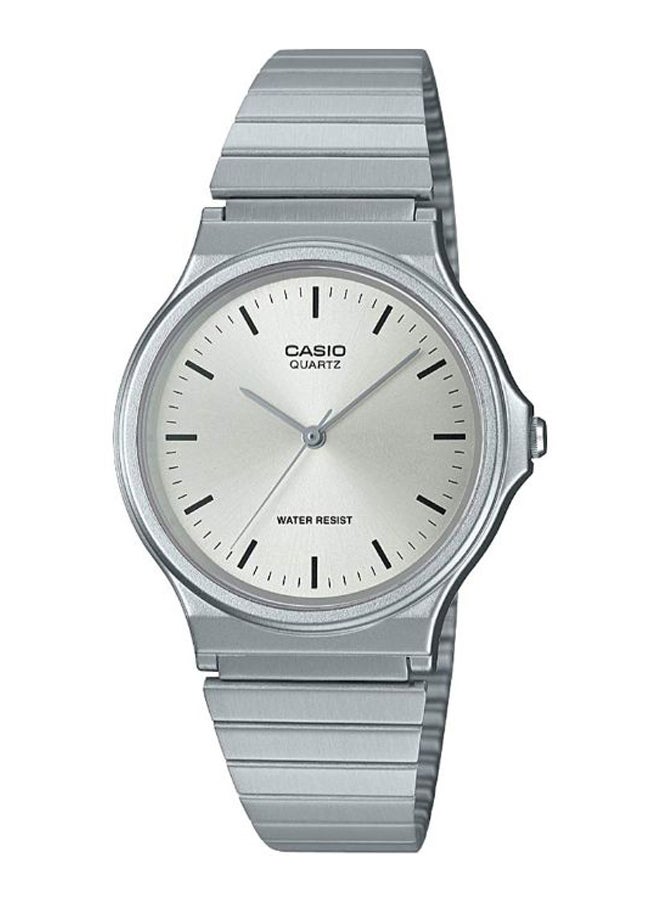 كاسيو ساعة يد أنالوج ستانلس ستيل MQ-24D-7EDF - 39 ملم - فضي - Image 1