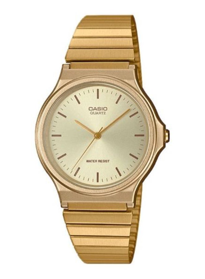 CASIO Men's Stainless Steel Analog Wrist Watch MQ-24G-9EDF - 35mm - Gold  - Image 1
