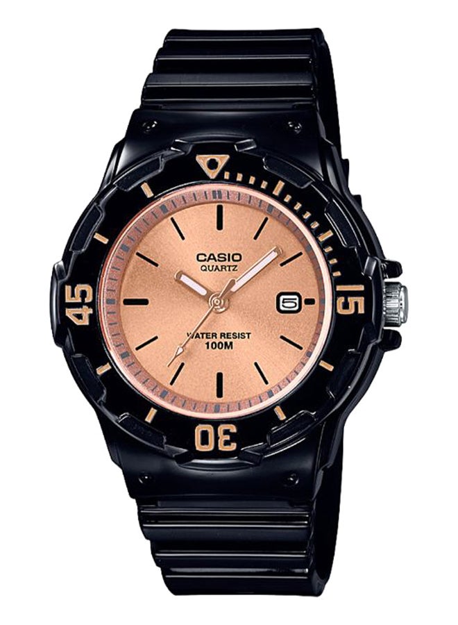 CASIO Women's Resin Analog Watch LRW-200H-9E2VEF - 39 mm - Black - Image 1