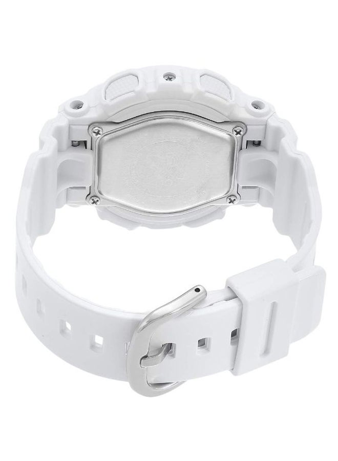 CASIO Women's Rubber Analog/Digital Watch BA110BE-7A - Image 2