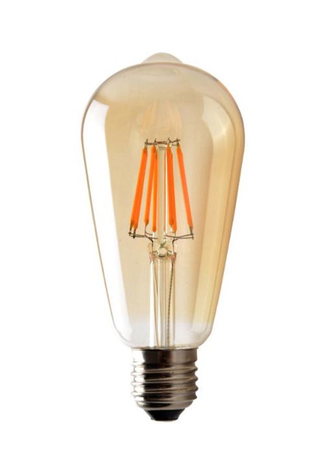 2-Piece Vintage Retro Filament Light Bulb Brown/White/Orange ST64cm 