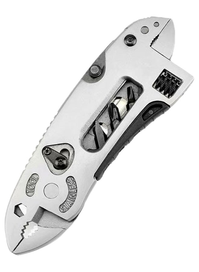 Multitool Adjustable Pliers Pocket Knife Silver 100grams  - Image 1