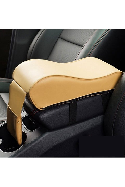 Center Console Armrest Cushion Pad with Pocket