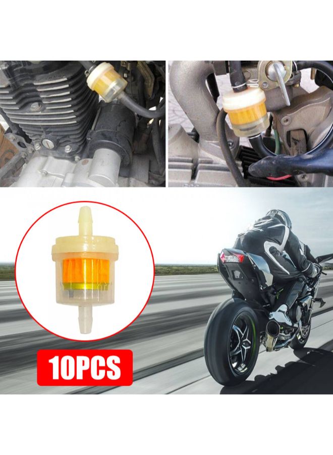 Generic 10-Piece Portable Motorcycle Gasoline Filter  - Image 2