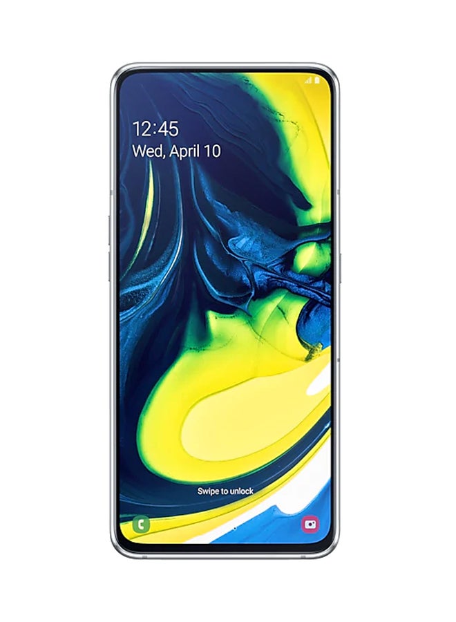 Samsung - Galaxy A80 Dual SIM Ghost White 8GB RAM 128GB 4G LTE - Image 1