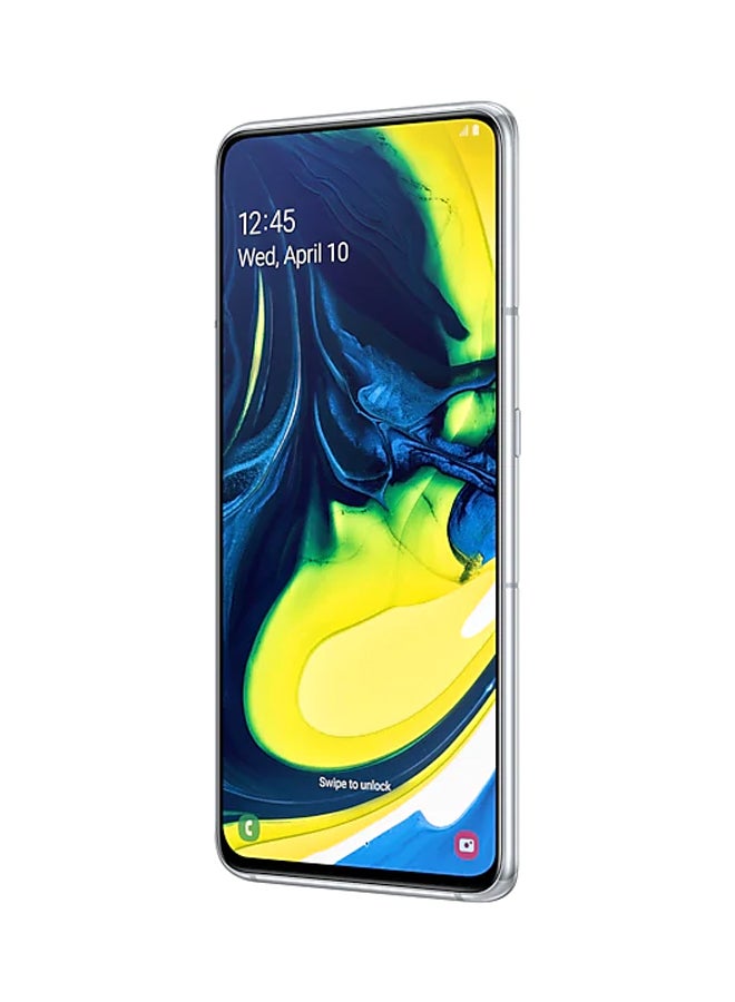 Samsung - Galaxy A80 Dual SIM Ghost White 8GB RAM 128GB 4G LTE - Image 1