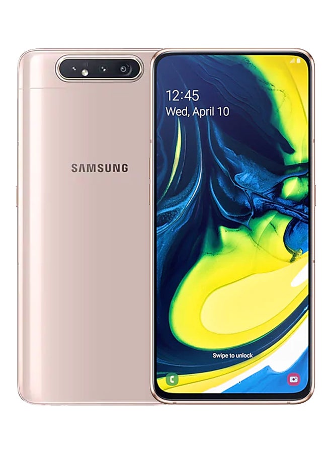 Samsung - Galaxy A80 Dual SIM Angel Gold 8GB RAM 128GB 4G LTE - Image 1
