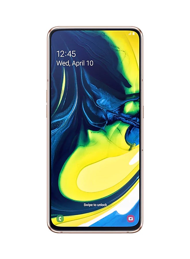 Samsung - Galaxy A80 Dual SIM Angel Gold 8GB RAM 128GB 4G LTE - Image 1
