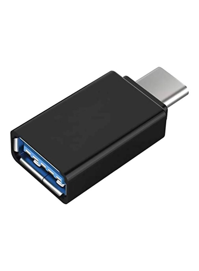 محول مضيف مزود بمنفذ USB 3.1 Type-C أسود/ فضي/ أزرق