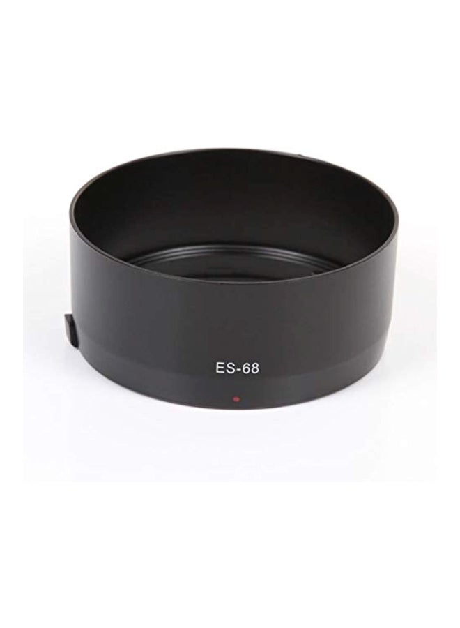 ES-68 Lens Hood For Canon Camera Black  - Image 2
