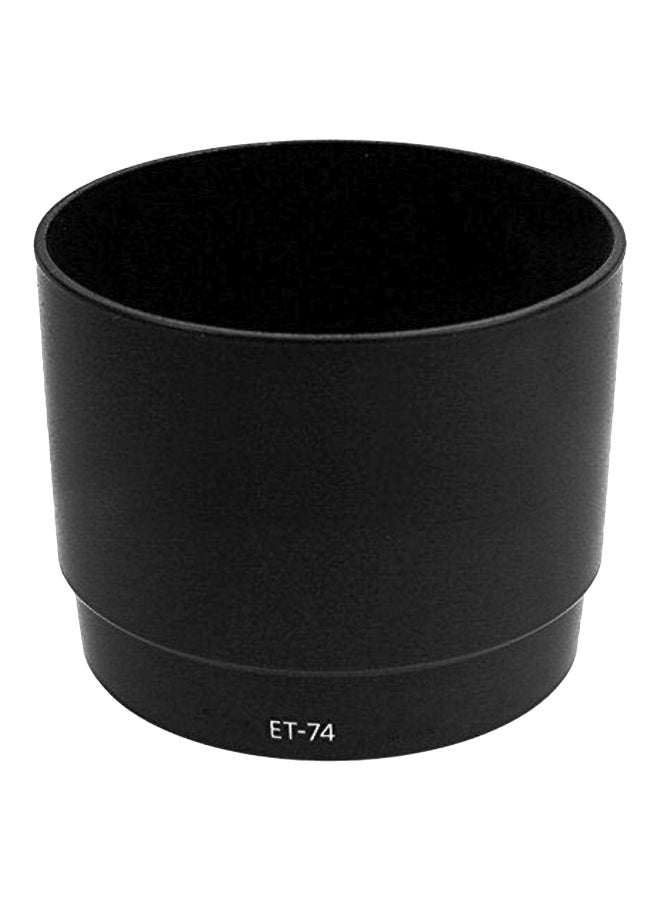 ET-74 Camera Lens Hood For Canon Black 