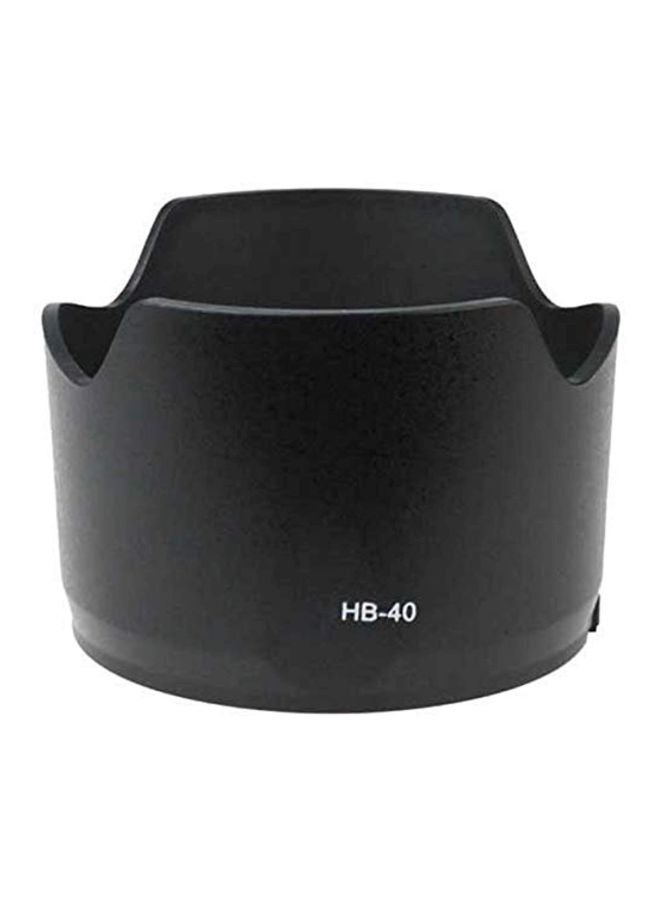 HB-40 Lens Hood For Nikon Camera Black