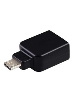 Smart OTG USB Host Adapter With EMI/RFI Interference Cancellation For HTC One M8 Black
