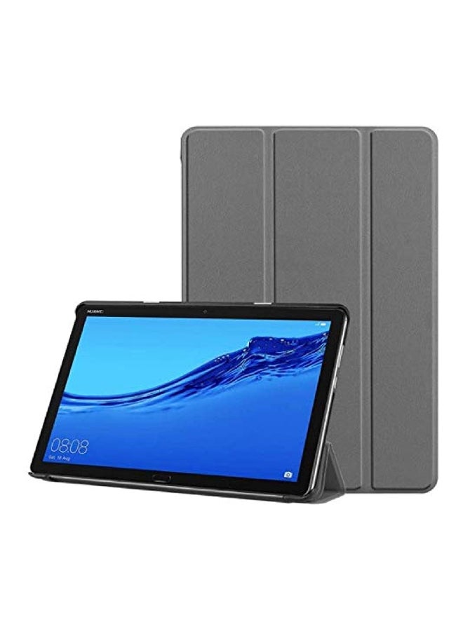Coverking Flip Cover For Huawei MediaPad M5 LITE 10.1-Inch Grey - Image 3