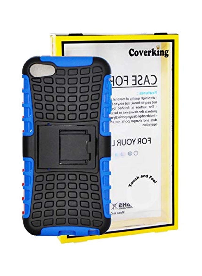 Coverking - Protective Case Cover For Apple iPod Touch 6 Black/Blue - Image 1