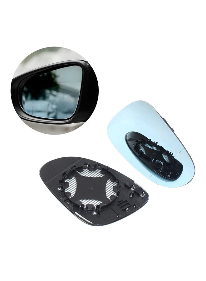 Generic 3C0857522 Right Side Safe Rearview Mirror Glass Lens Replacement for VW Jetta Golf MK5 Rabbit Passat Eos  - Image 3