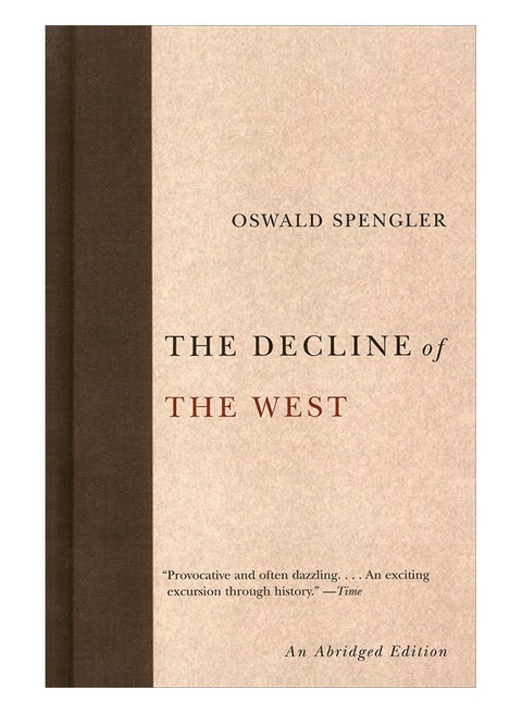 The Decline Of The West paperback english - 11-Apr-06