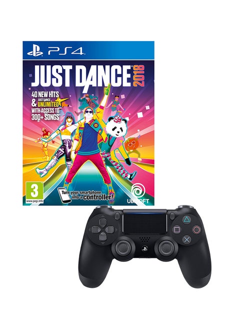 Just Dance 2018  (Intl Version) With DualShock 4 Wireless Controller - playstation_4_ps4