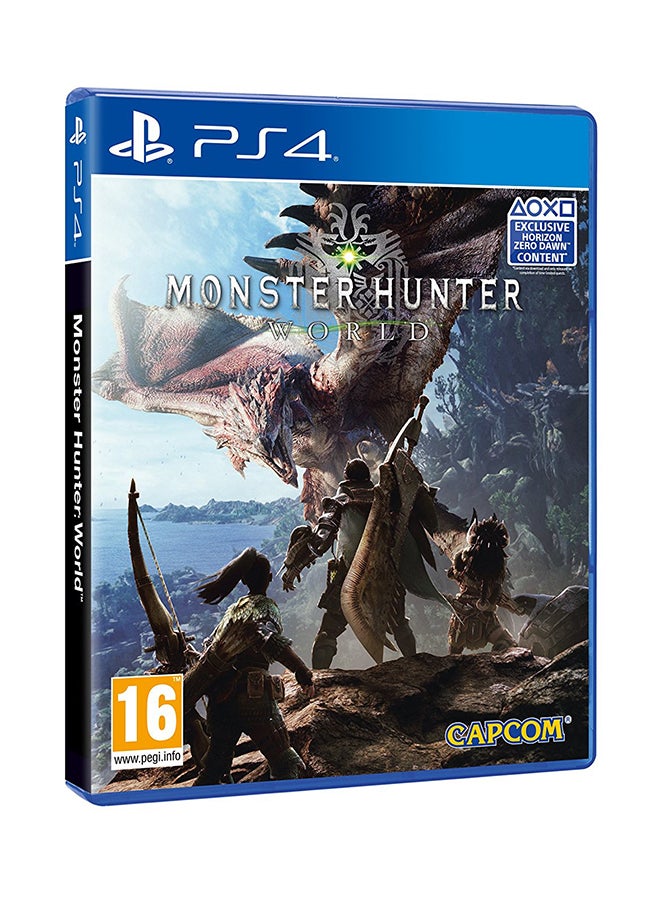 Monster Hunter: World + DualShock 4 Wireless Controller - (Intl Version) - PlayStation 4 (PS4)