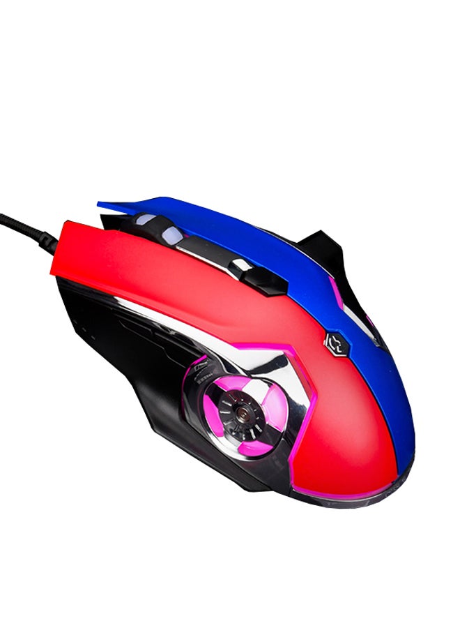 Ajazz AJ120 USB Wired Gaming Mouse Red/Black/Blue - Image 1