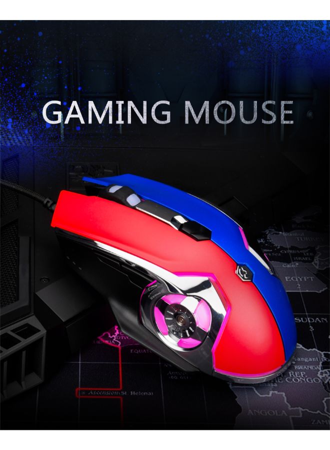 Ajazz AJ120 Wired Adjustable Gaming Mouse Black/Blue/Pink - Image 5