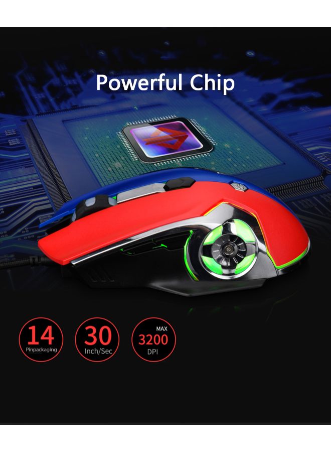 Ajazz AJ120 USB Wired Gaming Mouse Black  - Image 2