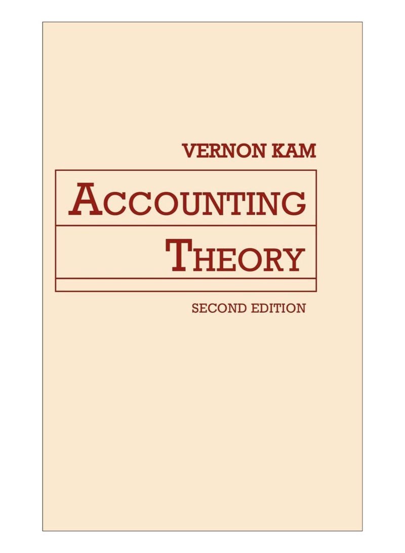 Accounting Theory hardcover english - 10-Sep-07 