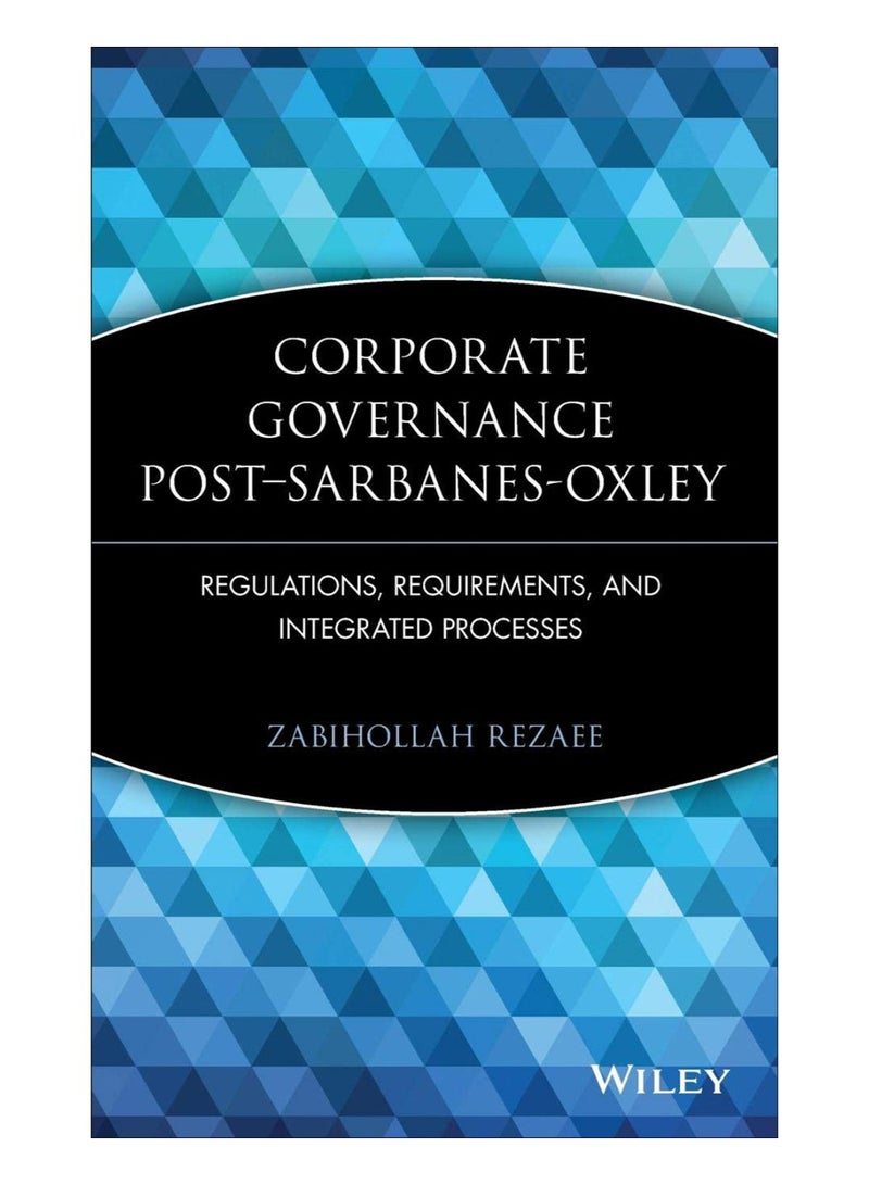 Corporate Governance Hardcover English by Zabihollah Rezaee - 27-Nov-07 