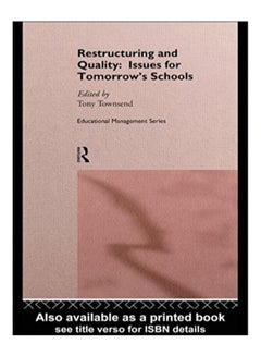 Restructuring And Quality paperback english - 6-Mar-08 