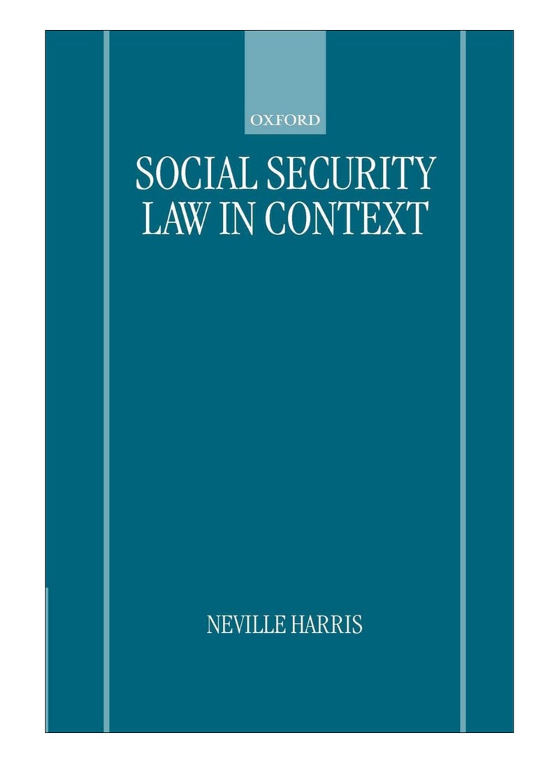 Social Security Law In Context Paperback English by Neville S. Harris - 4-Jun-08