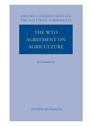 The WTO Agreement On Agriculture hardcover english - 27-Mar-09 - v1561111565/N26906675A_1