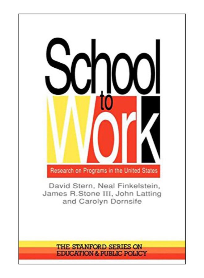 School To Work paperback english - 22-Aug-09 