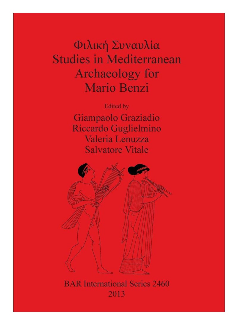 Studies In Mediterranean Archaeology For Mario Benzi paperback italian - 10-Jul-11