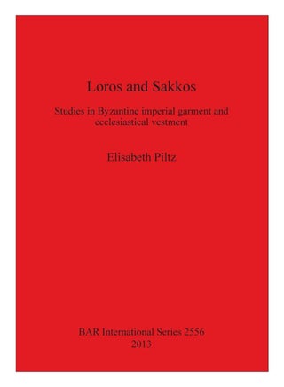 Loros And Sakkos paperback english - 23-Jul-11 - v1561112058/N26907523A_1